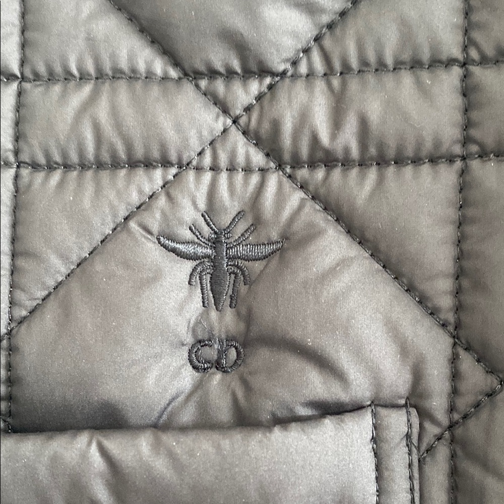 DIOR MACROCANNAGE BELTED VEST BEE LOGO - Picture 5 of 8